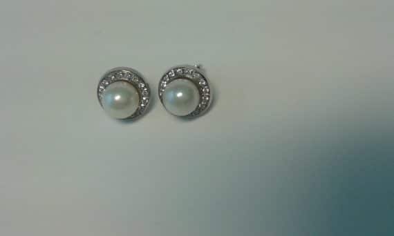 Pearl earrings